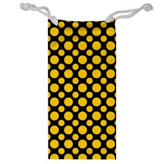 Dot Dots Dotted Yellow Jewelry Bag by impacteesstreetwearten