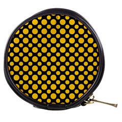 Dot Dots Dotted Yellow Mini Makeup Bag by impacteesstreetwearten