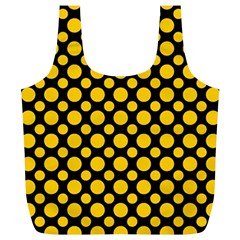 Dot Dots Dotted Yellow Full Print Recycle Bag (xl) by impacteesstreetwearten