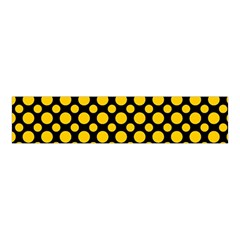 Dot Dots Dotted Yellow Velvet Scrunchie by impacteesstreetwearten