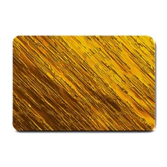 Golden Slumber 3 Small Doormat  by impacteesstreetweargold