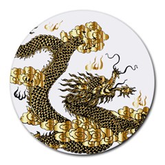 Dragon Animals Monster Round Mousepads by HermanTelo