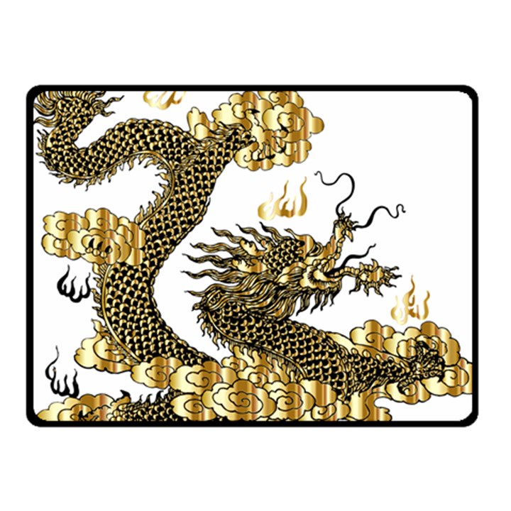 Dragon Animals Monster Double Sided Fleece Blanket (Small) 