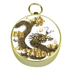 Dragon Animals Monster Gold Compasses