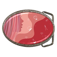 Online Woman Beauty Pink Belt Buckles by Mariart