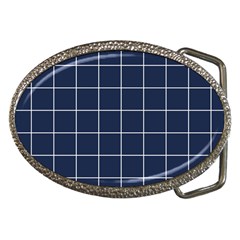 Blue Plaid Belt Buckles by goljakoff