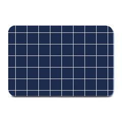 Blue Plaid Plate Mats by goljakoff