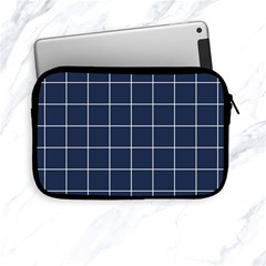 Blue Plaid Apple Ipad Mini Zipper Cases by goljakoff