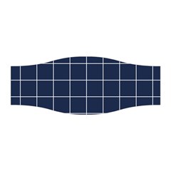 Blue Plaid Stretchable Headband by goljakoff