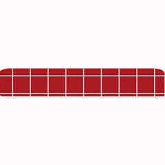 Red Plaid Small Bar Mats by goljakoff