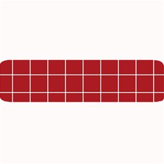 Red Plaid Large Bar Mats by goljakoff