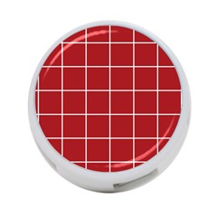 Red Plaid 4-port Usb Hub (two Sides) by goljakoff