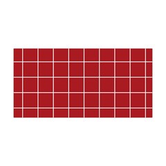 Red Plaid Yoga Headband by goljakoff