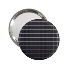 Gray plaid 2.25  Handbag Mirrors