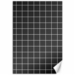 Gray plaid Canvas 12  x 18  11.88 x17.36  Canvas - 1