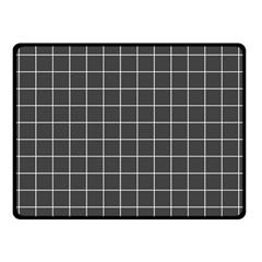 Gray Plaid Fleece Blanket (small) by goljakoff