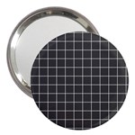 Gray plaid 3  Handbag Mirrors Front