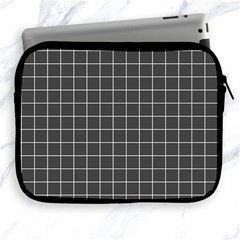 Gray Plaid Apple Ipad 2/3/4 Zipper Cases by goljakoff