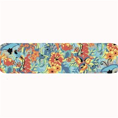 Butterfly And Flowers Large Bar Mats by goljakoff