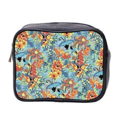 Butterfly And Flowers Mini Toiletries Bag (two Sides) by goljakoff