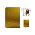 Golden 11 Playing Cards Single Design (Mini) Back