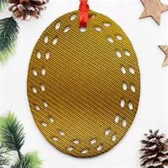 Golden 11 Ornament (oval Filigree) by impacteesstreetweargold