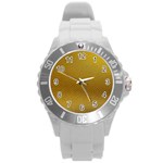 Golden 11 Round Plastic Sport Watch (L) Front