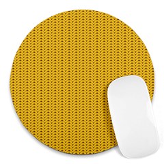 Knitted Pattern Round Mousepads by goljakoff