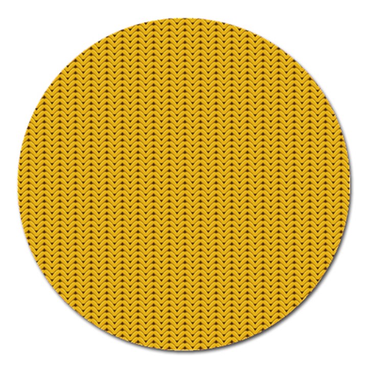 Knitted pattern Magnet 5  (Round)