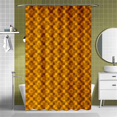 Golden 12 Shower Curtain 48  X 72  (small)  by impacteesstreetweargold