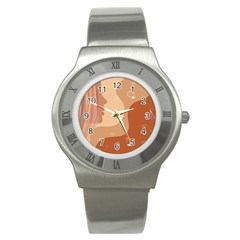 Online Woman Beauty Brown Stainless Steel Watch by Mariart