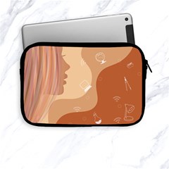 Online Woman Beauty Brown Apple Ipad Mini Zipper Cases by Mariart