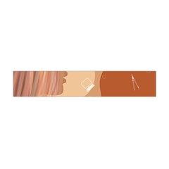 Online Woman Beauty Brown Flano Scarf (mini) by Mariart