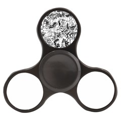 Black And White Graffiti Abstract Collage Finger Spinner