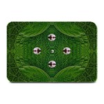 one Island in a safe environment of eternity green Plate Mats 18 x12  Plate Mat