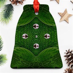 One Island In A Safe Environment Of Eternity Green Ornament (bell) by pepitasart