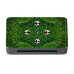 One Island In A Safe Environment Of Eternity Green Memory Card Reader With Cf by pepitasart