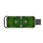 one Island in a safe environment of eternity green Portable USB Flash (Two Sides) Front