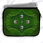 one Island in a safe environment of eternity green Apple iPad 2/3/4 Zipper Cases Front