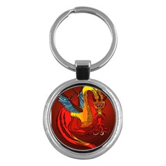 Dragon Metallizer Key Chain (round) by HermanTelo