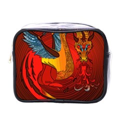 Dragon Metallizer Mini Toiletries Bag (one Side) by HermanTelo