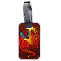 Dragon Metallizer Luggage Tag (two Sides) by HermanTelo