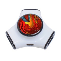 Dragon Metallizer 3-port Usb Hub by HermanTelo