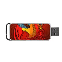 Dragon Metallizer Portable Usb Flash (two Sides) by HermanTelo