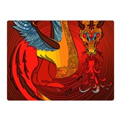 Dragon Metallizer Double Sided Flano Blanket (mini) 