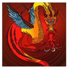 Dragon Metallizer Large Satin Scarf (square)