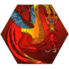 Dragon Metallizer Wooden Puzzle Hexagon by HermanTelo