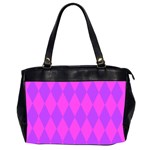 purplepinkdiomands Oversize Office Handbag (Two Sides) Front