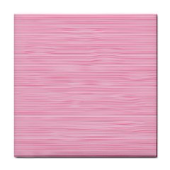 Pink Knitting Tile Coaster by goljakoff