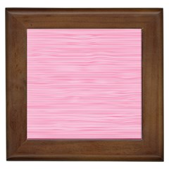 Pink Knitting Framed Tile by goljakoff